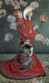 La Japonaise Camille Monet en traje japonés